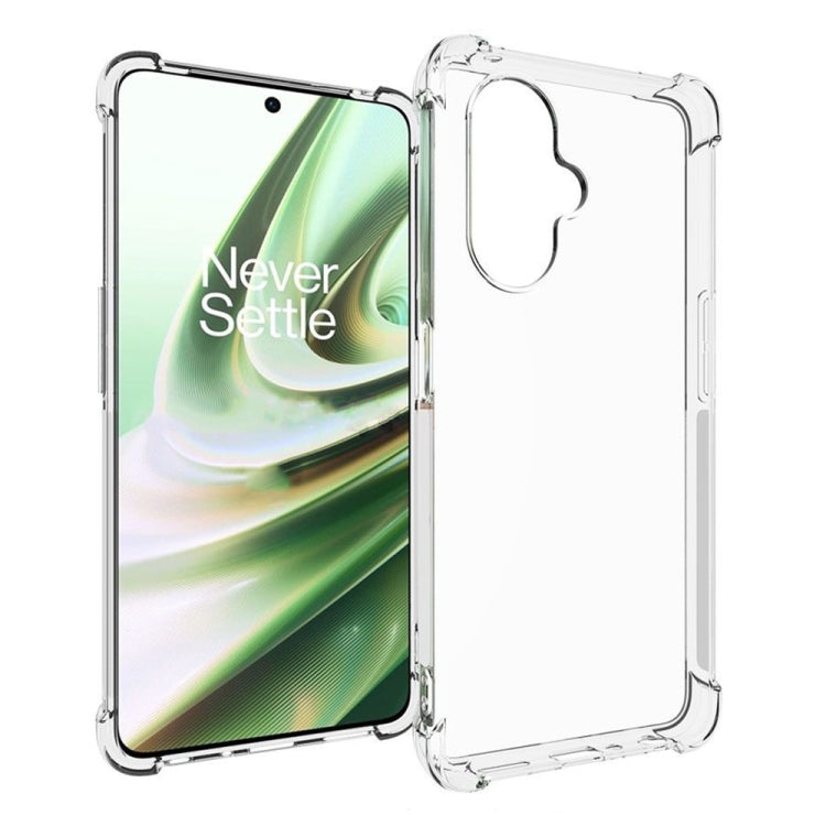 For OnePlus Nord CE 3 Lite Shockproof Non-slip Thickening TPU Phone Case(Transparent) - OnePlus Cases by buy2fix | Online Shopping UK | buy2fix