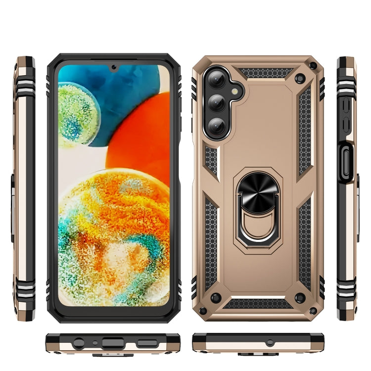 For Samsung Galaxy A24 4G Shockproof TPU + PC Phone Case(Gold) - Galaxy Phone Cases by buy2fix | Online Shopping UK | buy2fix