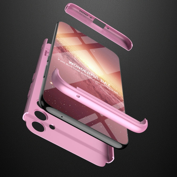 For Samsung Galaxy A34 5G GKK Three Stage Splicing Full Coverage PC Phone Case with Stand(Rose Gold) - Galaxy Phone Cases by GKK | Online Shopping UK | buy2fix