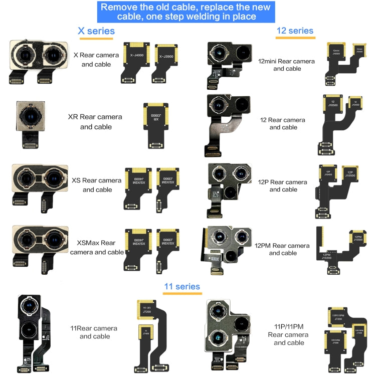 For iPhone 11 Pro / 11 Pro Max J7200 i2C Back Facing Wide Camera Cable - Repair & Spare Parts by buy2fix | Online Shopping UK | buy2fix