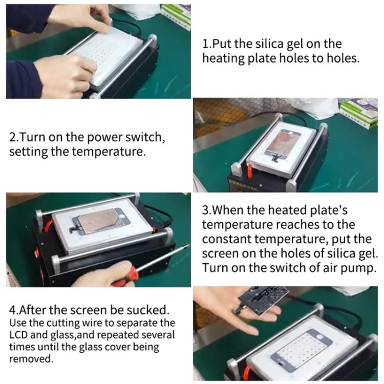 Kaisi NT942 Phone Screen Disassembly Machine(AU Plug) - Separation Equipment by Kaisi | Online Shopping UK | buy2fix