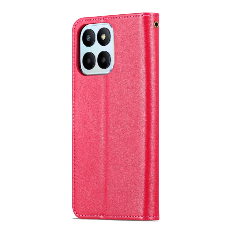 For Honor 70 Lite AZNS Sheepskin Texture Flip Leather Phone Case(Red) - Honor Cases by AZNS | Online Shopping UK | buy2fix