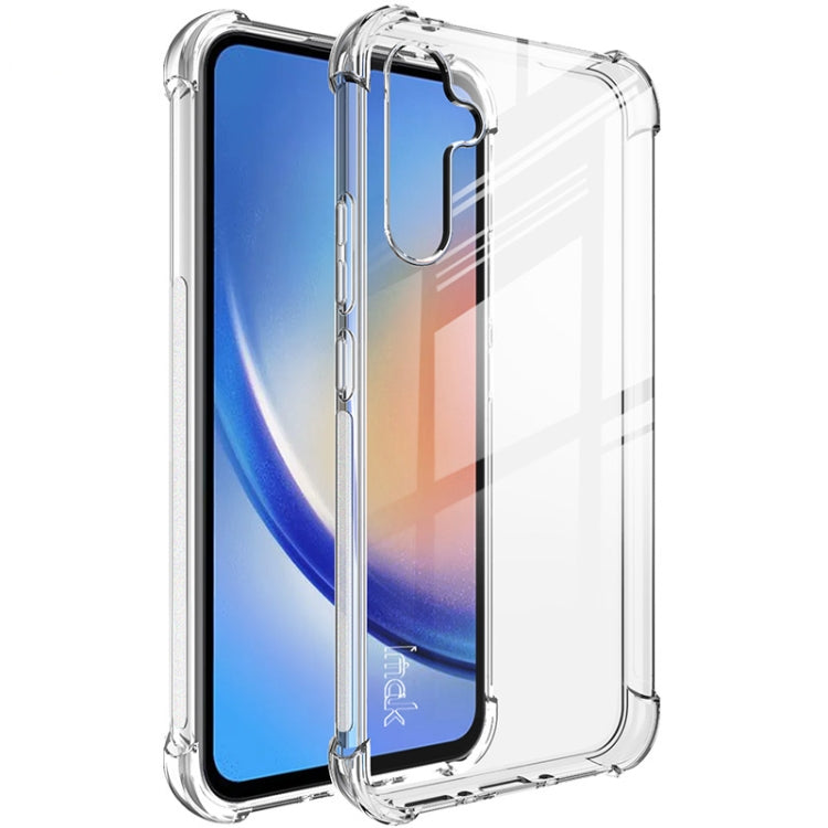 For Samsung Galaxy A34 5G imak Shockproof Airbag TPU Phone Case(Transparent) - Galaxy Phone Cases by imak | Online Shopping UK | buy2fix