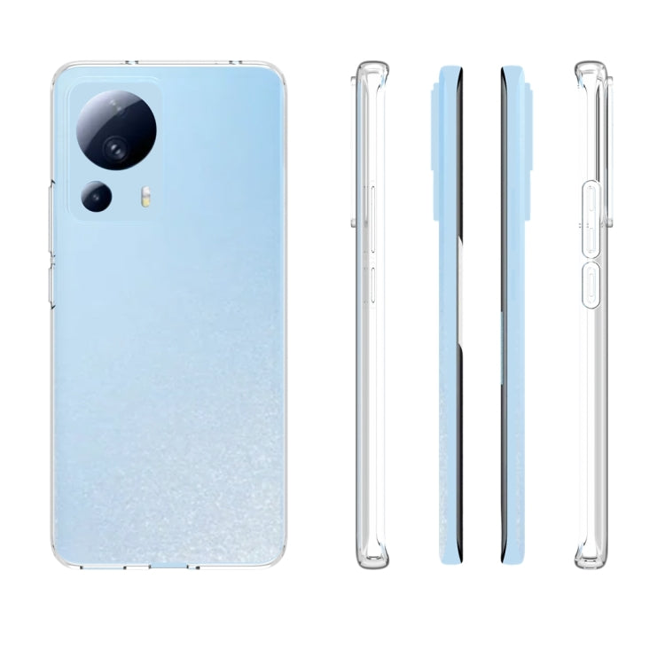 For Xiaomi 13 Lite 5G / Civi 2 5G Waterproof Texture TPU Phone Case(Transparent) - Redmi K60 Cases by buy2fix | Online Shopping UK | buy2fix