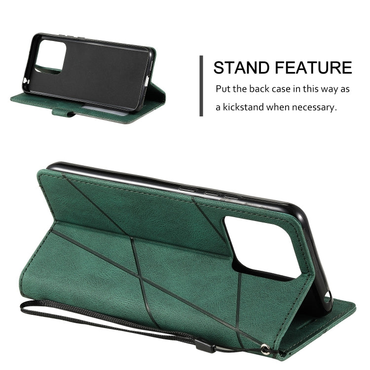 For Xiaomi 13 Pro Skin Feel Splicing Horizontal Flip Leather Phone Case(Green) - 13 Pro Cases by buy2fix | Online Shopping UK | buy2fix