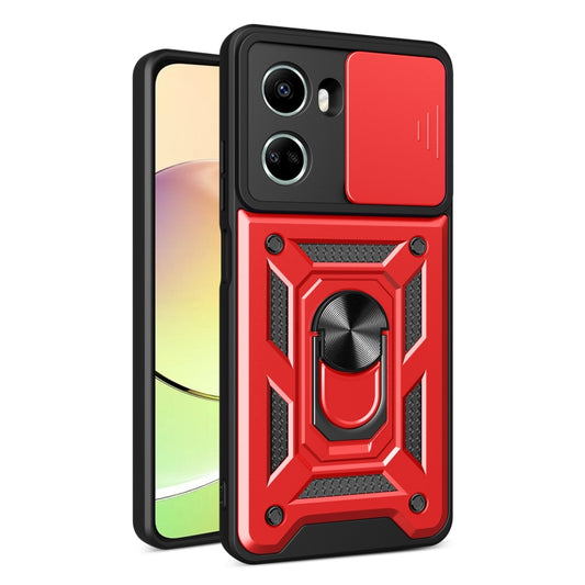 For Huawei nova 10 SE Sliding Camera Cover Design TPU+PC Phone Case(Red) - Huawei Cases by buy2fix | Online Shopping UK | buy2fix