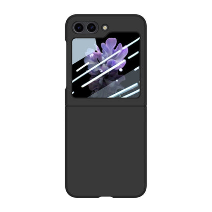 For Samsung Galaxy Z Flip5 Fuel Injection Integrated PC Skin Feel Phone Case(Black) - Galaxy Z Flip5 Cases by buy2fix | Online Shopping UK | buy2fix