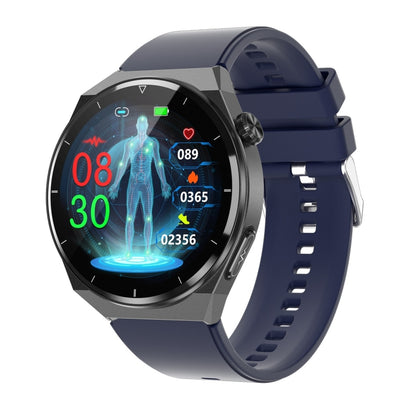 TK20 1.39 inch IP68 Waterproof Silicone Band Smart Watch Supports ECG / Remote Families Care / Body Temperature Monitoring(Blue) - Smart Watches by buy2fix | Online Shopping UK | buy2fix