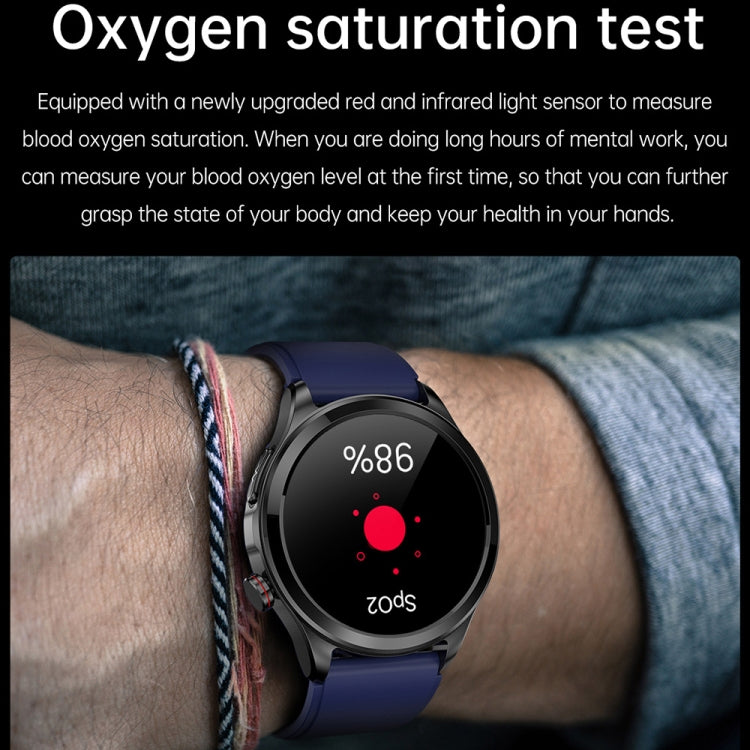 TK22 1.39 inch IP67 Waterproof Silicone Band Smart Watch Supports ECG / Non-invasive Blood Sugar(Red) - Smart Watches by buy2fix | Online Shopping UK | buy2fix