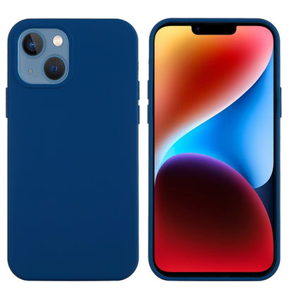 For iPhone 15 Plus Solid Color Silicone Phone Case(Cobalt Blue) - iPhone 15 Plus Cases by buy2fix | Online Shopping UK | buy2fix
