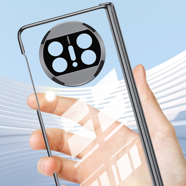For Huawei Mate X3 GKK Integrated Hinge Folding Phone Case with Holder(Black) - Huawei Cases by GKK | Online Shopping UK | buy2fix