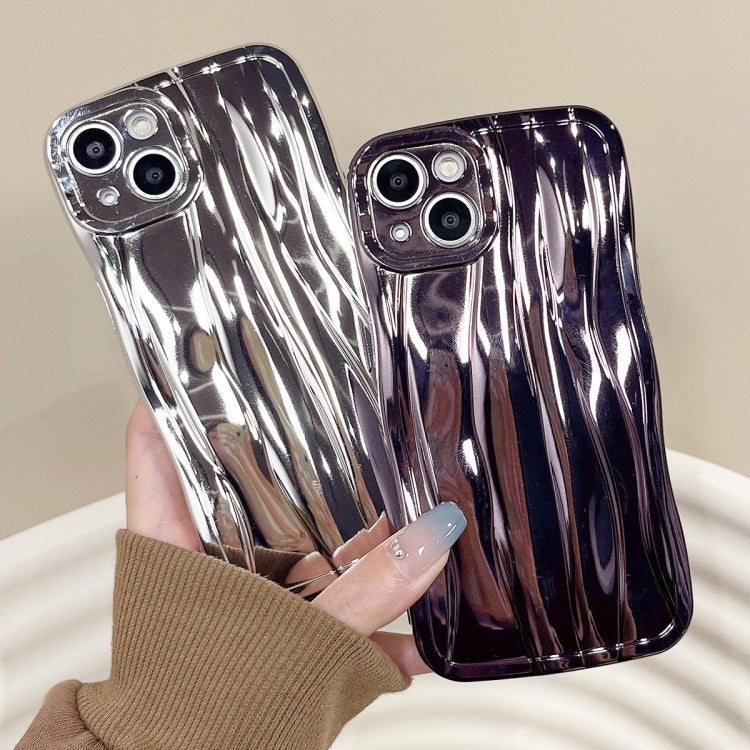 For iPhone 11 Pro Electroplating Water Ripple TPU Phone Case(Purple) - iPhone 11 Pro Cases by buy2fix | Online Shopping UK | buy2fix