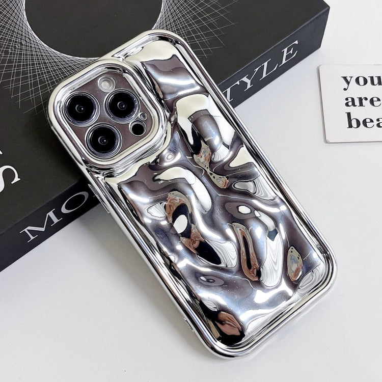 For iPhone 13 Pro Electroplating Meteorite Texture TPU Phone Case(Silver) - iPhone 13 Pro Cases by buy2fix | Online Shopping UK | buy2fix