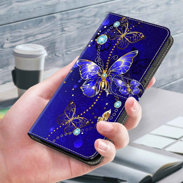 For Xiaomi Redmi 9C Crystal 3D Shockproof Protective Leather Phone Case(Diamond Butterfly) - Xiaomi Cases by buy2fix | Online Shopping UK | buy2fix