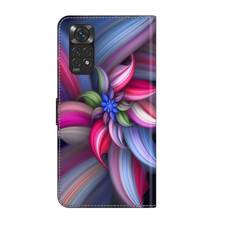 For Xiaomi Redmi Note 11 Global Crystal 3D Shockproof Protective Leather Phone Case(Colorful Flower) - Xiaomi Cases by buy2fix | Online Shopping UK | buy2fix