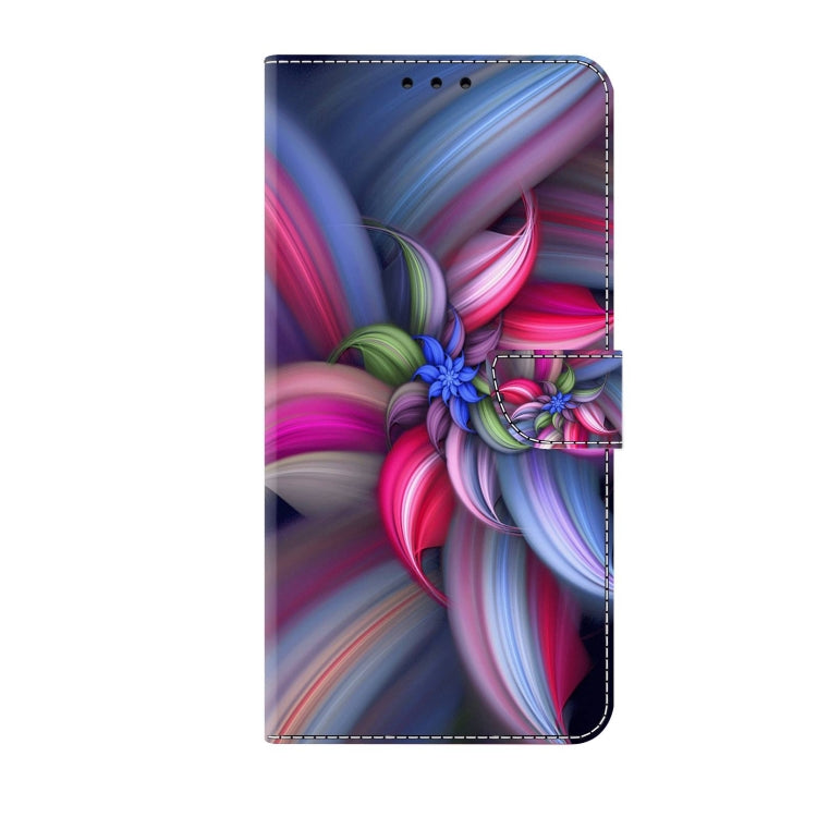 For Xiaomi Redmi Note 12 5G Global / Poco X5 Crystal 3D Shockproof Protective Leather Phone Case(Colorful Flower) - Xiaomi Cases by buy2fix | Online Shopping UK | buy2fix