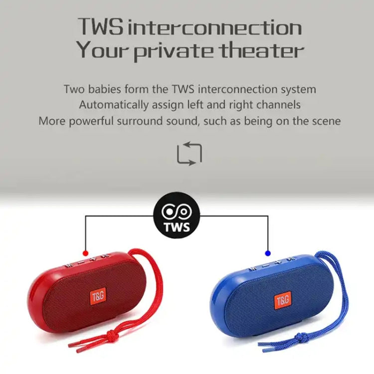 T&G TG179 Outdoor Multifunctional Wireless Bluetooth Speaker Support USB / TF / FM(Yellow) - Mini Speaker by T&G | Online Shopping UK | buy2fix