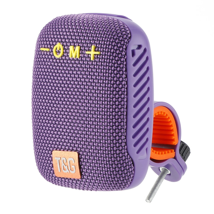 T&G TG-392 Outdoor Bicycle TWS Wireless Bluetooth IPX5 Waterproof Speaker(Purple) - Waterproof Speaker by T&G | Online Shopping UK | buy2fix