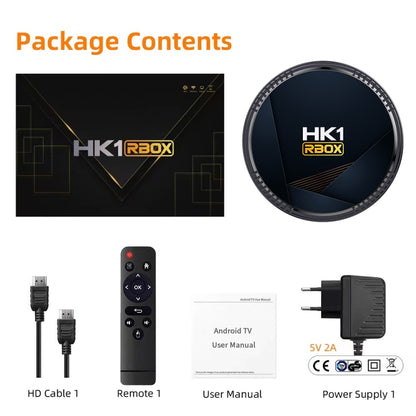 HK1RBOX H8-H618 Android 12.0 Allwinner H618 Quad Core Smart TV Box, Memory:4GB+32GB(AU Plug) - Allwinner H6 by buy2fix | Online Shopping UK | buy2fix