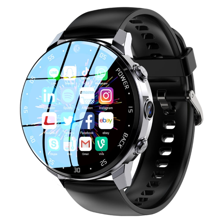 A3 1.43 inch IP67 Waterproof 4G Android 8.1 Smart Watch Support Face Recognition / GPS, Specification:4G+128G(Black) - Android Watch by buy2fix | Online Shopping UK | buy2fix