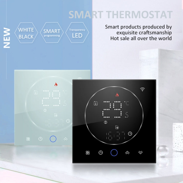 BHT-008GAL 95-240V AC 5A Smart Home Water Heating LED Thermostat Without WiFi(Black) - Thermostat & Thermometer by buy2fix | Online Shopping UK | buy2fix