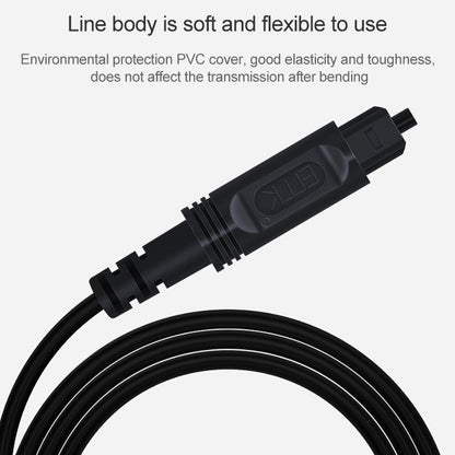 25m EMK OD2.2mm Digital Audio Optical Fiber Cable Plastic Speaker Balance Cable(Sky Blue) - Audio Optical Cables by EMK | Online Shopping UK | buy2fix