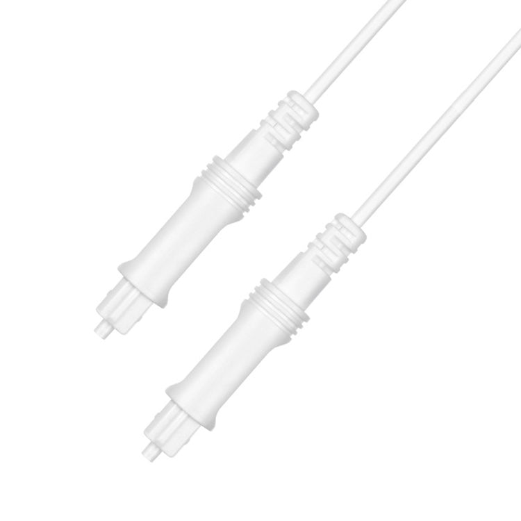 30m EMK OD2.2mm Digital Audio Optical Fiber Cable Plastic Speaker Balance Cable(White) - Audio Optical Cables by EMK | Online Shopping UK | buy2fix