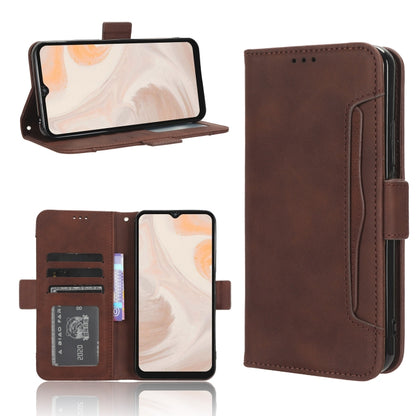 For Aiwa Phone B-2 JA3-SMP0602 Skin Feel Calf Texture Card Slots Leather Phone Case(Brown) - More Brand by buy2fix | Online Shopping UK | buy2fix