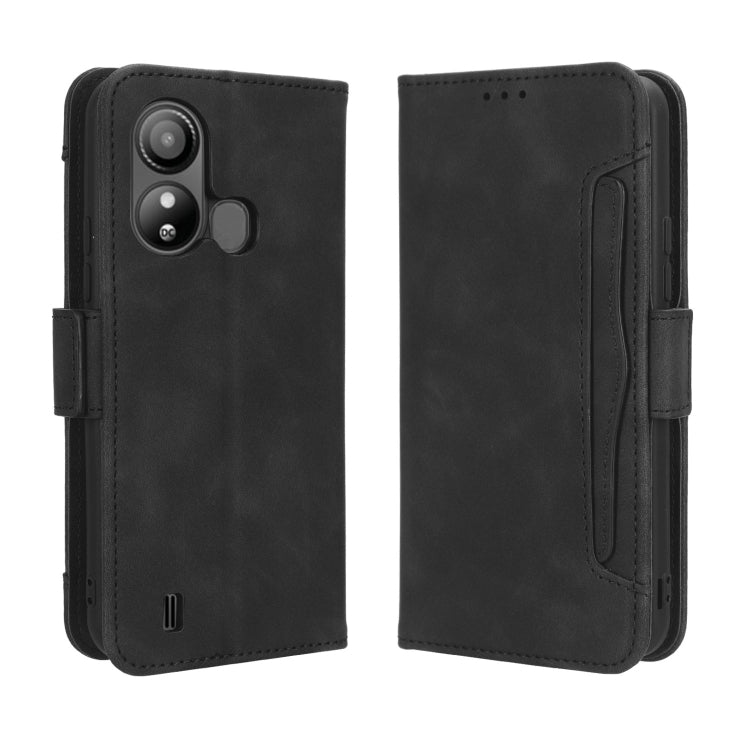 For ZTE Blade L220 Skin Feel Calf Texture Card Slots Leather Phone Case(Black) - ZTE Cases by buy2fix | Online Shopping UK | buy2fix