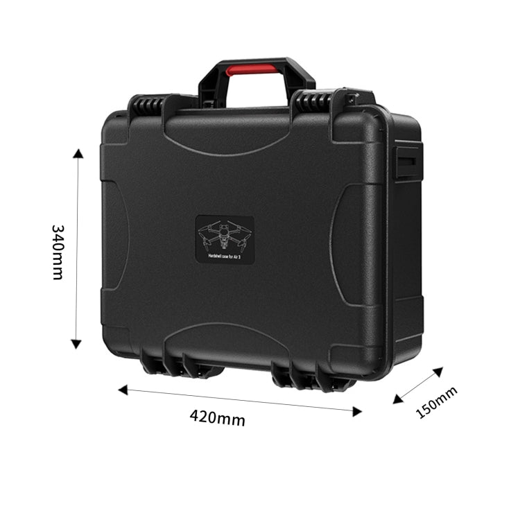 For DJI Air 3 / RC2 / N2 STARTRC Waterproof PP Official Standard Drone Kit Suitcase Storage Box(Black) - Backpacks & Bags by STARTRC | Online Shopping UK | buy2fix