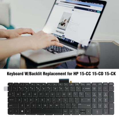 For HP 15-CC / 15-CD / 15-CK US Version Laptop Backlight Keyboard - HP Spare Parts by buy2fix | Online Shopping UK | buy2fix