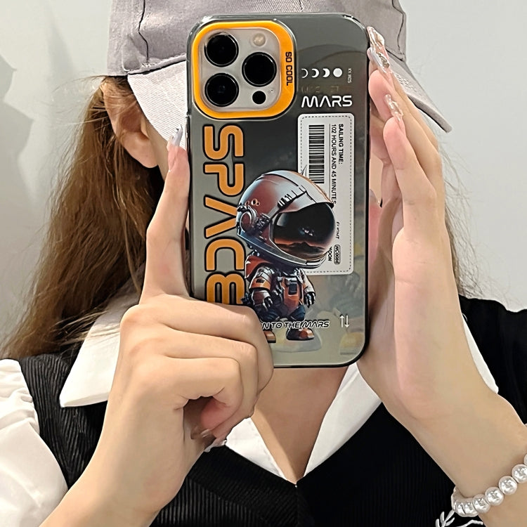 For iPhone 15 Pro Max Astronaut Pattern PC Phone Case(Gray Panda) - iPhone 15 Pro Max Cases by buy2fix | Online Shopping UK | buy2fix