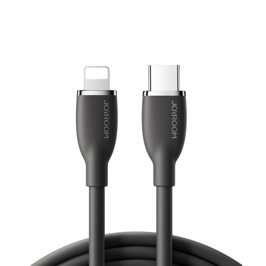 JOYROOM SA29-CL3 30W USB-C/Type-C to 8 Pin Liquid Silicone Fast Charging Data Cable, Length: 1.2m(Black) - 2 in 1 Cable by JOYROOM | Online Shopping UK | buy2fix