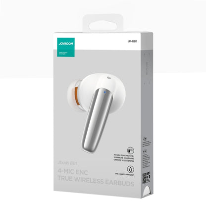 JOYROOM JR-BB1 True Wireless Bluetooth Earphone(White) - Bluetooth Earphone by JOYROOM | Online Shopping UK | buy2fix