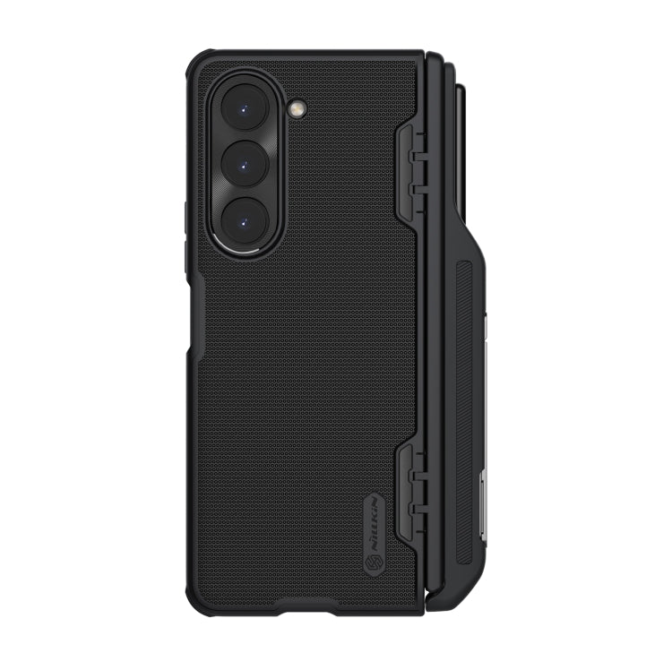 For Samsung Galaxy Z Fold5 NILLKIN Frosted Fold PC + TPU Phone Case with Pen Slot(Black) - Galaxy Z Fold5 Cases by NILLKIN | Online Shopping UK | buy2fix