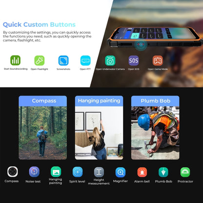 HOTWAV CYBER 13 Pro, 12GB+256GB, IP68/IP69K Rugged Phone, 10800mAh, 6.6 inch Android 13 UNISOC T619 Octa Core, Network: 4G, NFC, OTG(Orange) - Other by HOTWAV | Online Shopping UK | buy2fix