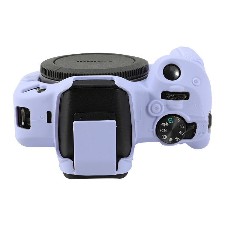 For Canon EOS R50 Soft Silicone Protective Case(Lilac Purple) - Protective Case by buy2fix | Online Shopping UK | buy2fix