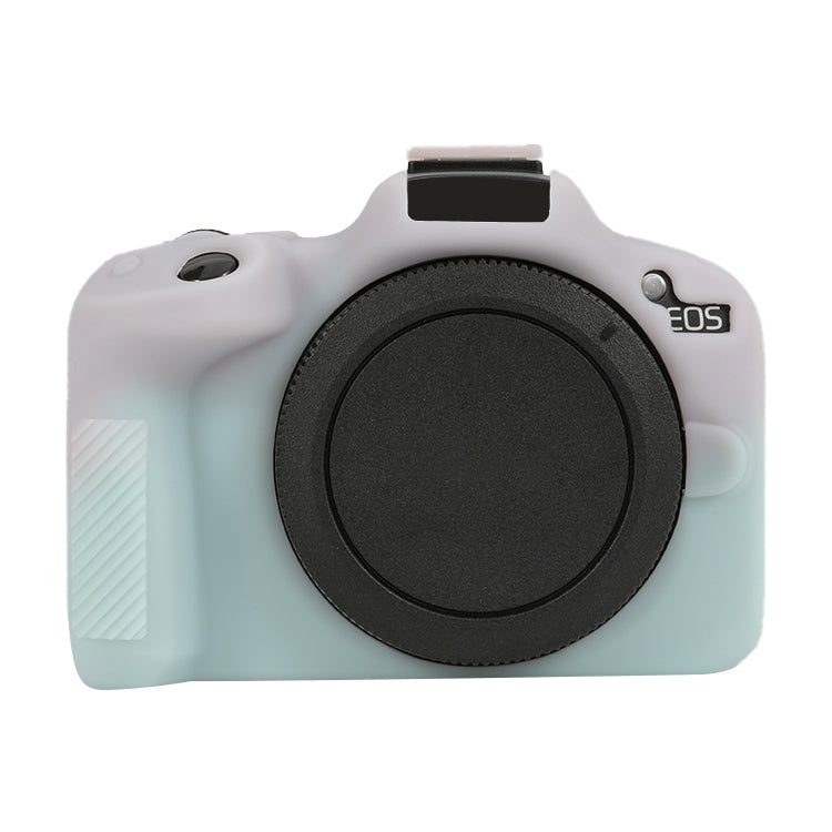 For Canon EOS R50 Soft Silicone Protective Case(Jello Pink Green) - Protective Case by buy2fix | Online Shopping UK | buy2fix