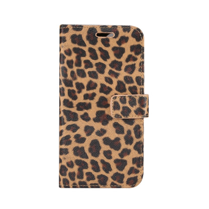 For iPhone 15 Leopard Pattern Horizontal Flip Leather Phone Case(Yellow) - iPhone 15 Pro Max Cases by buy2fix | Online Shopping UK | buy2fix