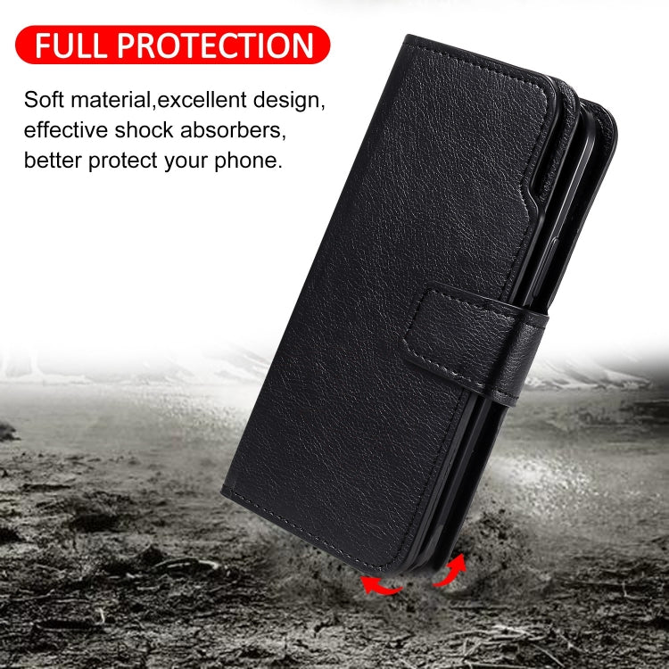 For iPhone 15 Pro Max Tri-Fold 9-Card Wallets Leather Phone Case(Black) - iPhone 15 Pro Max Cases by buy2fix | Online Shopping UK | buy2fix