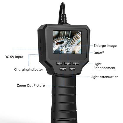 128AV 8mm Lenses Industrial Pipeline Endoscope with 2.4 inch Screen, Spec:5m Tube -  by buy2fix | Online Shopping UK | buy2fix