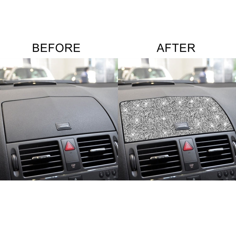 For Mercedes-Benz C-class W204 2007-2010 Car Console Navigation Diamond Decorative Sticker, Left and Right Drive - Car Interior Mouldings by buy2fix | Online Shopping UK | buy2fix