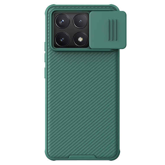 For Xiaomi Redmi K70 / K70 Pro NILLKIN CamShield Pro Magnetic PC Phone Case(Green) - K70 Cases by NILLKIN | Online Shopping UK | buy2fix