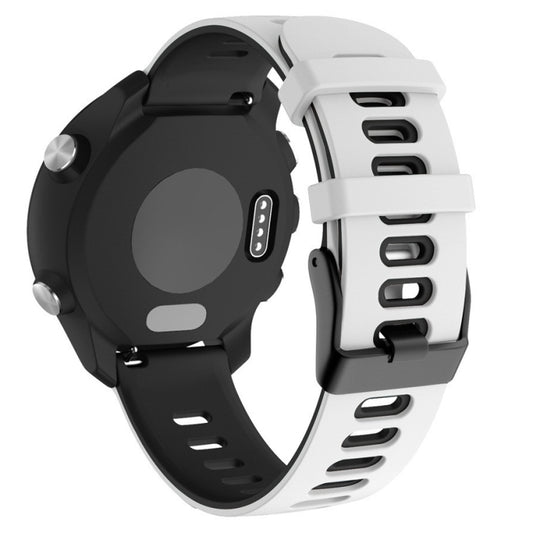 22mm For Huawei Watch GT2e 46mm Silicone Watch Band(White+Black) - Smart Wear by buy2fix | Online Shopping UK | buy2fix