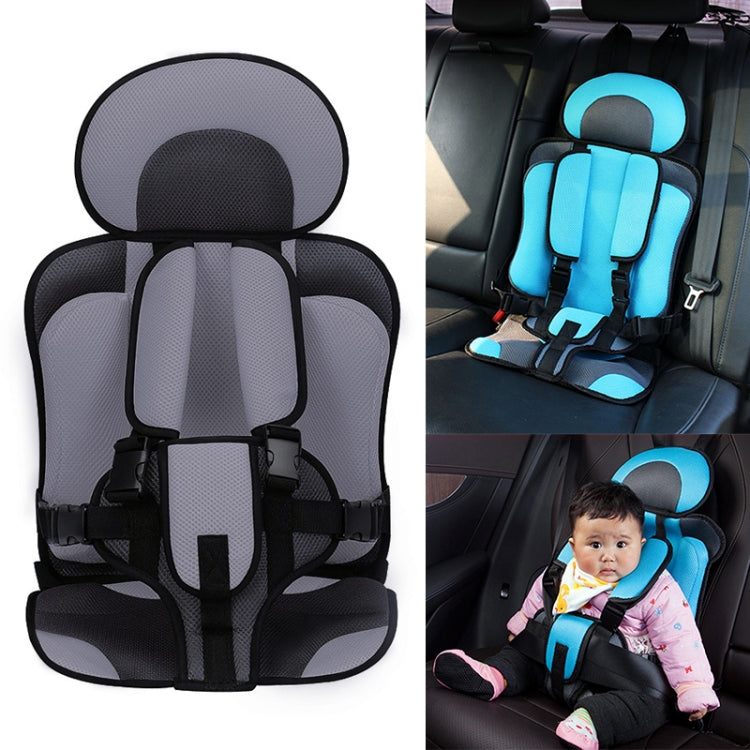 Car Portable Children Safety Seat, Size:54 x 36 x 25cm (For 3-12 Years Old)(Grey + Black) - Seat Accessories by buy2fix | Online Shopping UK | buy2fix