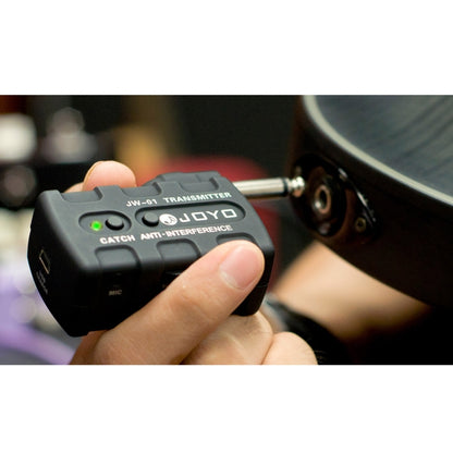 JOYO JW-01 Low Noise Portability Guitar Wireless Audio Transmitter Audio Receiver, Plug:US Plug(Black) - String Instrument Accessories by JOYO | Online Shopping UK | buy2fix