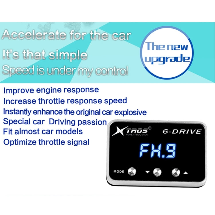 For Peugeot 3008 2010+ TROS TS-6Drive Potent Booster Electronic Throttle Controller - Car Modification by TROS | Online Shopping UK | buy2fix