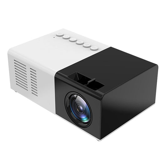 J9 1920x1080P 15 ANSI Portable Home Theater Mini LED HD Digital Projector, Basic Version, EU Plug(Black White) - Consumer Electronics by buy2fix | Online Shopping UK | buy2fix