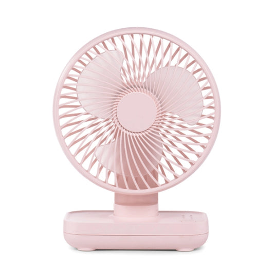 D606 4W USB Rechargeable Portable Four-speed Adjustable Desktop Fan(Pink) - Consumer Electronics by buy2fix | Online Shopping UK | buy2fix