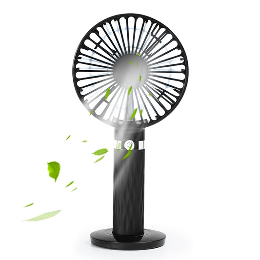 S8 Portable Mute Handheld Desktop Electric Fan, with 3 Speed Control (Black) - Consumer Electronics by buy2fix | Online Shopping UK | buy2fix